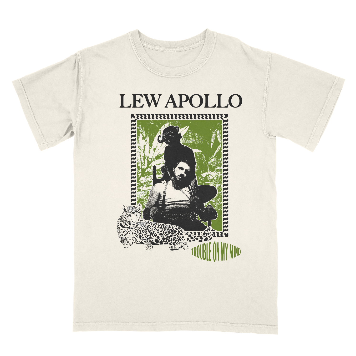 Lew Apollo 'Trouble On My Mind' Cream Shirt - Unisex